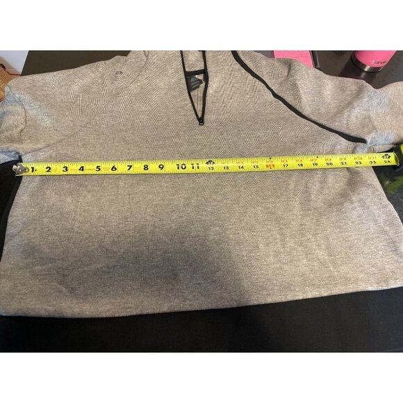 Champion C9 Gray Navy 1/2 Zip Athletic Fitted Pullover Top Sz XL - Picture 6 of 9